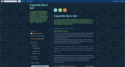Desktop Screenshot of cigaretteburngirl.blogspot.com