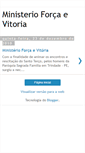 Mobile Screenshot of ministerioforcaevitoria.blogspot.com