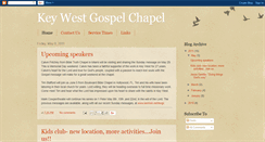 Desktop Screenshot of keywestgospelchapel.blogspot.com