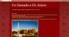 Desktop Screenshot of juarezbuscaadios.blogspot.com