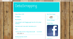 Desktop Screenshot of debzscrapping.blogspot.com