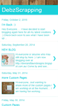 Mobile Screenshot of debzscrapping.blogspot.com