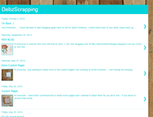 Tablet Screenshot of debzscrapping.blogspot.com