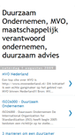 Mobile Screenshot of duurzaam-ondernemen.blogspot.com