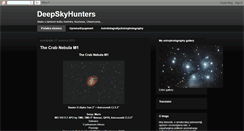 Desktop Screenshot of deepskyhunters.blogspot.com