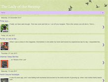 Tablet Screenshot of ladyoftheswamp.blogspot.com