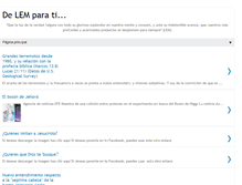 Tablet Screenshot of de-lem-para-ti.blogspot.com