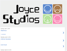 Tablet Screenshot of joycestudios.blogspot.com