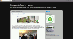 Desktop Screenshot of passiefhuisinlaarne.blogspot.com