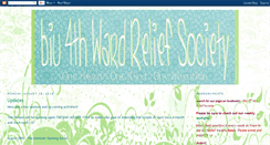 Desktop Screenshot of biu4thwardreliefsociety.blogspot.com