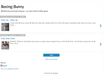 Tablet Screenshot of boxingbunnyavenue.blogspot.com