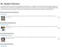 Tablet Screenshot of mrmuskiecharters.blogspot.com