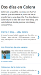 Mobile Screenshot of dosdiasencolera.blogspot.com
