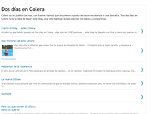 Tablet Screenshot of dosdiasencolera.blogspot.com