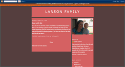 Desktop Screenshot of larsonfamilyfun.blogspot.com