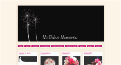 Desktop Screenshot of midulcemomento.blogspot.com