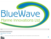 Tablet Screenshot of bluewavemarine.blogspot.com