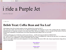 Tablet Screenshot of irideapurplejet.blogspot.com