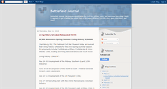 Desktop Screenshot of battlefieldjournal.blogspot.com