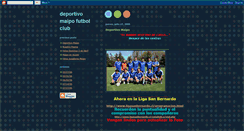 Desktop Screenshot of deportivomaipo.blogspot.com