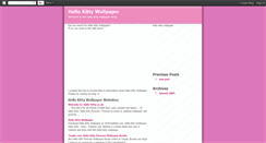 Desktop Screenshot of hello-kitty-wallpaper.blogspot.com