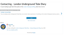 Tablet Screenshot of london-underground-news.blogspot.com