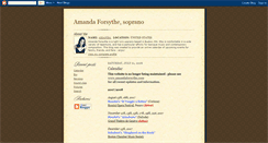 Desktop Screenshot of amandaforsythesoprano.blogspot.com