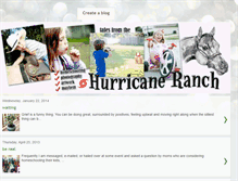 Tablet Screenshot of hurricaneranch.blogspot.com