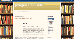 Desktop Screenshot of philippinenursesnotes.blogspot.com