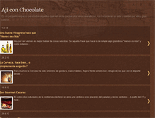 Tablet Screenshot of ajiconchocolate.blogspot.com