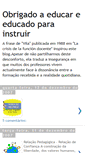 Mobile Screenshot of obrigadoaeducareeducadoparainstruir.blogspot.com