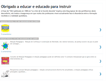 Tablet Screenshot of obrigadoaeducareeducadoparainstruir.blogspot.com