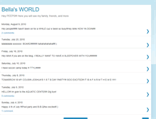 Tablet Screenshot of bellazworld-bella.blogspot.com