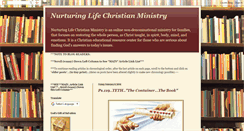Desktop Screenshot of nurturinglifeministry.blogspot.com