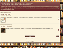 Tablet Screenshot of nurturinglifeministry.blogspot.com