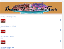 Tablet Screenshot of dubmixmusiceletronic.blogspot.com