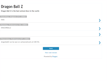 Tablet Screenshot of dragonballz.blogspot.com