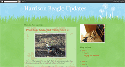 Desktop Screenshot of harrisonbeagleupdates.blogspot.com