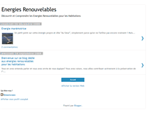 Tablet Screenshot of energies--renouvelables.blogspot.com