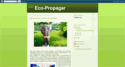 Desktop Screenshot of eco-propagar.blogspot.com