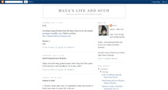 Desktop Screenshot of mayajz.blogspot.com
