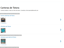 Tablet Screenshot of carterasdetotora.blogspot.com