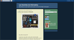 Desktop Screenshot of losdummiesdeinformatica.blogspot.com