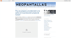 Desktop Screenshot of neopantallas.blogspot.com