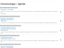 Tablet Screenshot of comunicologosagenda.blogspot.com