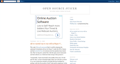 Desktop Screenshot of opensourcejuicer.blogspot.com