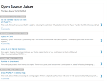 Tablet Screenshot of opensourcejuicer.blogspot.com