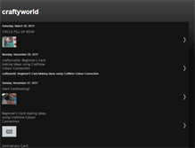 Tablet Screenshot of crafty-world.blogspot.com