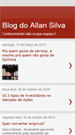 Mobile Screenshot of blogdoallansilva.blogspot.com