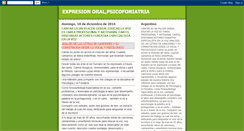 Desktop Screenshot of expresionoralpsicofoniatria.blogspot.com